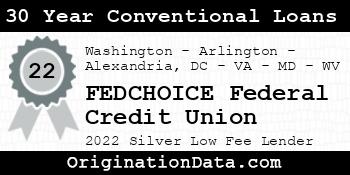 FEDCHOICE Federal Credit Union 30 Year Conventional Loans silver