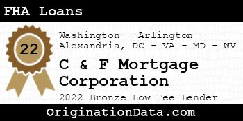 C & F Mortgage Corporation FHA Loans bronze