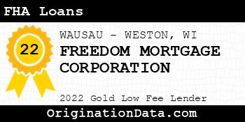 FREEDOM MORTGAGE CORPORATION FHA Loans gold