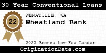 Wheatland Bank 30 Year Conventional Loans bronze