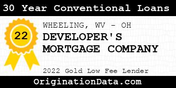 DEVELOPER'S MORTGAGE COMPANY 30 Year Conventional Loans gold