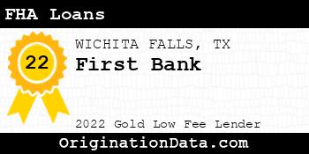 First Bank FHA Loans gold