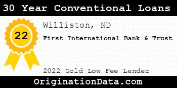 First International Bank & Trust 30 Year Conventional Loans gold