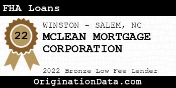 MCLEAN MORTGAGE CORPORATION FHA Loans bronze