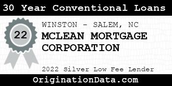 MCLEAN MORTGAGE CORPORATION 30 Year Conventional Loans silver