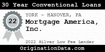 Mortgage America 30 Year Conventional Loans silver