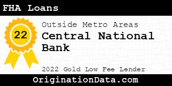 Central National Bank FHA Loans gold