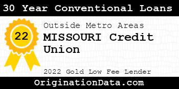 MISSOURI Credit Union 30 Year Conventional Loans gold