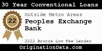 Peoples Exchange Bank 30 Year Conventional Loans bronze