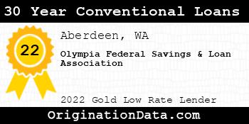 Olympia Federal Savings & Loan Association 30 Year Conventional Loans gold