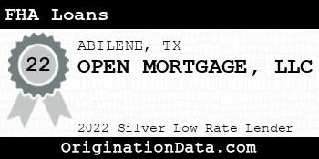 OPEN MORTGAGE FHA Loans silver