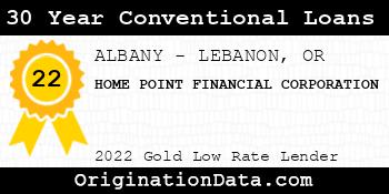 HOME POINT FINANCIAL CORPORATION 30 Year Conventional Loans gold