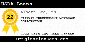 FAIRWAY INDEPENDENT MORTGAGE CORPORATION USDA Loans gold