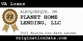PLANET HOME LENDING VA Loans bronze