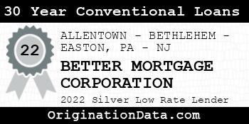 BETTER MORTGAGE CORPORATION 30 Year Conventional Loans silver