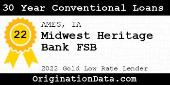 Midwest Heritage Bank FSB 30 Year Conventional Loans gold