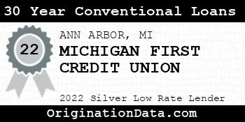 MICHIGAN FIRST CREDIT UNION 30 Year Conventional Loans silver