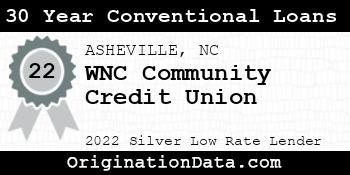 WNC Community Credit Union 30 Year Conventional Loans silver