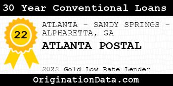 ATLANTA POSTAL 30 Year Conventional Loans gold