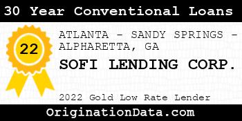 SOFI LENDING CORP. 30 Year Conventional Loans gold