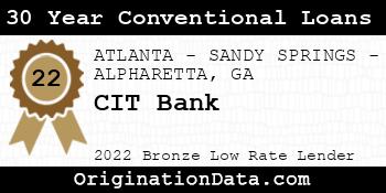CIT Bank 30 Year Conventional Loans bronze