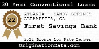 First Savings Bank 30 Year Conventional Loans bronze