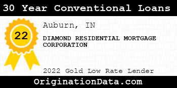 DIAMOND RESIDENTIAL MORTGAGE CORPORATION 30 Year Conventional Loans gold