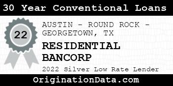 RESIDENTIAL BANCORP 30 Year Conventional Loans silver