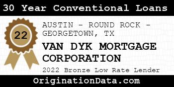 VAN DYK MORTGAGE CORPORATION 30 Year Conventional Loans bronze