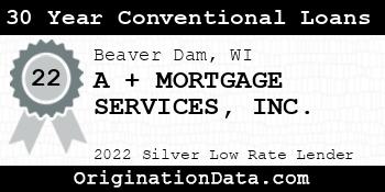 A + MORTGAGE SERVICES 30 Year Conventional Loans silver