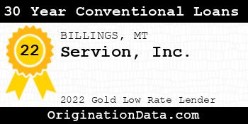 Servion 30 Year Conventional Loans gold
