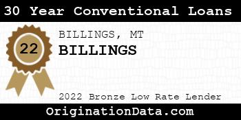 BILLINGS 30 Year Conventional Loans bronze