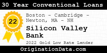 Silicon Valley Bank 30 Year Conventional Loans gold