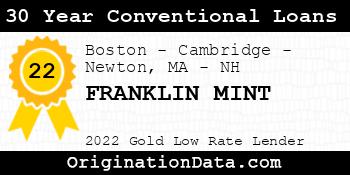 FRANKLIN MINT 30 Year Conventional Loans gold