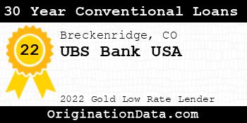 UBS Bank USA 30 Year Conventional Loans gold
