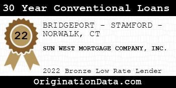 SUN WEST MORTGAGE COMPANY 30 Year Conventional Loans bronze