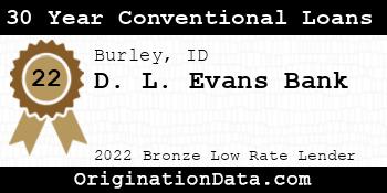 D. L. Evans Bank 30 Year Conventional Loans bronze