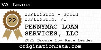 PENNYMAC LOAN SERVICES VA Loans bronze