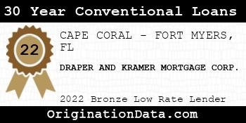 DRAPER AND KRAMER MORTGAGE CORP. 30 Year Conventional Loans bronze