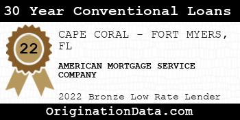 AMERICAN MORTGAGE SERVICE COMPANY 30 Year Conventional Loans bronze
