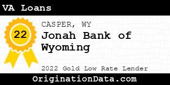 Jonah Bank of Wyoming VA Loans gold