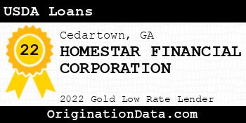 HOMESTAR FINANCIAL CORPORATION USDA Loans gold