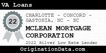 MCLEAN MORTGAGE CORPORATION VA Loans silver