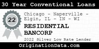 RESIDENTIAL BANCORP 30 Year Conventional Loans silver