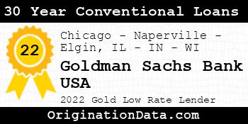 Goldman Sachs Bank USA 30 Year Conventional Loans gold