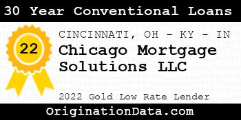 Chicago Mortgage Solutions 30 Year Conventional Loans gold