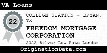 FREEDOM MORTGAGE CORPORATION VA Loans silver