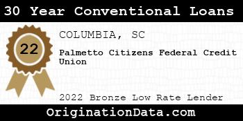 Palmetto Citizens Federal Credit Union 30 Year Conventional Loans bronze