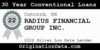 RADIUS FINANCIAL GROUP 30 Year Conventional Loans silver