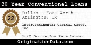 InterContinental Capital Group Inc 30 Year Conventional Loans bronze